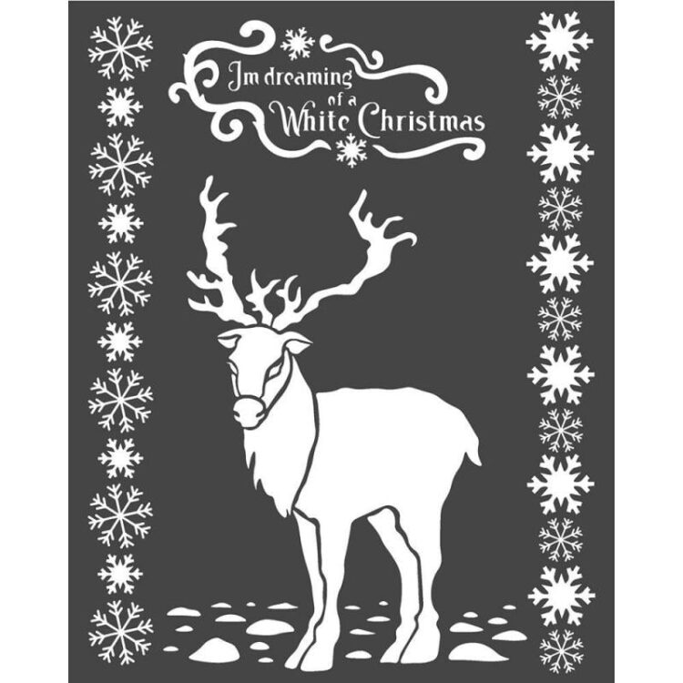 KSTD052 STAMPERIA WINTER TALES STENCIL - ШАБЛОН 20 Х 25 СМ - KSTD052 - Изображение 1
