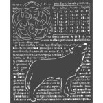 STAMPERIA ARCTIC ANTARCTIC STENCIL- ШАБЛОН 20Х25СМ - KSTD057