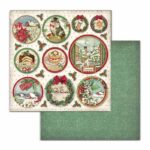 STAMPERIA CLASSIC CHRISTMAS КАРТОН 30,5/30,5 СМ - SBB704