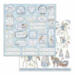 STAMPERIA WINTER TALES КАРТОН 30,5/30,5 СМ - SBB717