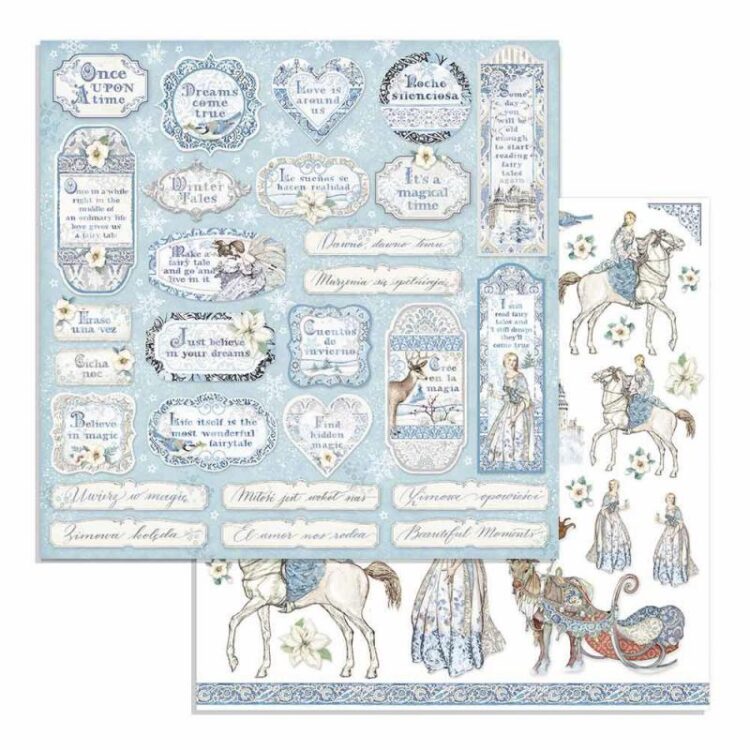 SBB717 STAMPERIA WINTER TALES КАРТОН 30,5/30,5 СМ - SBB717 - Изображение 1