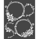 STAMPERIA WINTER TALES STENCIL - ШАБЛОН 20 Х 25 СМ - KSTD054