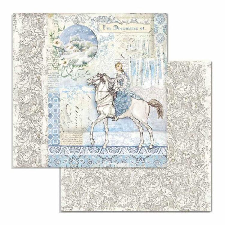 STAMPERIA WINTER TALES КАРТОН 30,5/30,5 СМ - SBB719 - Изображение 1