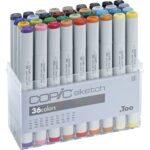 COPIC SKETCH КОМПЛЕКТ - 36 ЦВ