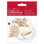 DOCRAFTS ДЪРВЕНИ ФИГУРКИ ЗА ДЕКОРАЦИЯ - REINDEER PMA 359931
