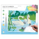 DOCRAFTS КОМПЛЕКТ ЗА РИСУВАНЕ ПО НОМЕРА - SERENE SWANS