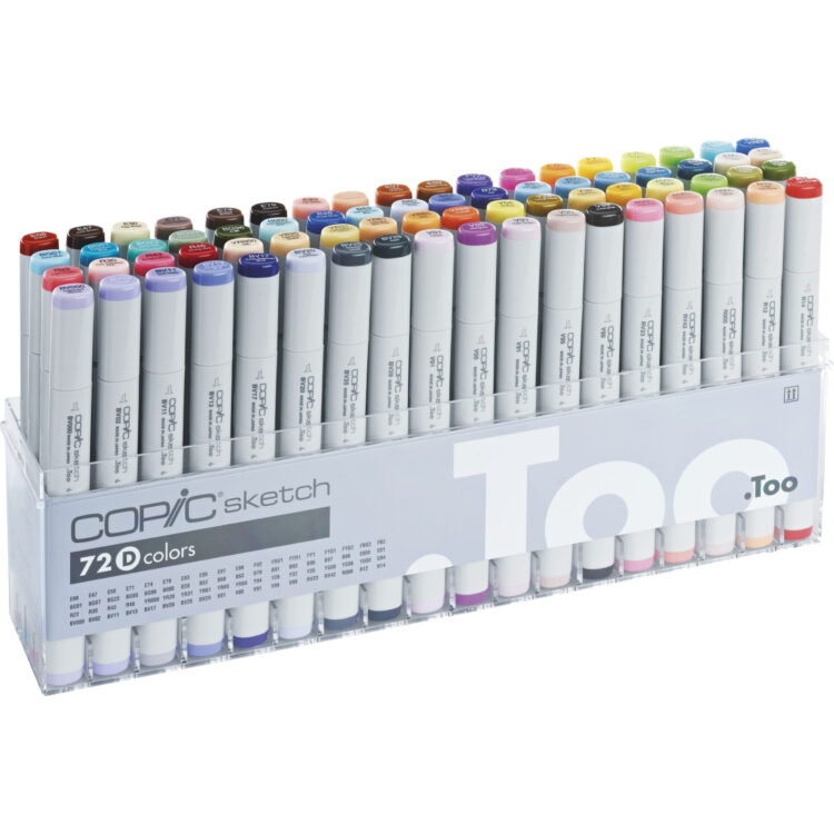 COPIC SKETCH КОМПЛЕКТ - 72 ЦВ. D COLORS - Изображение 1