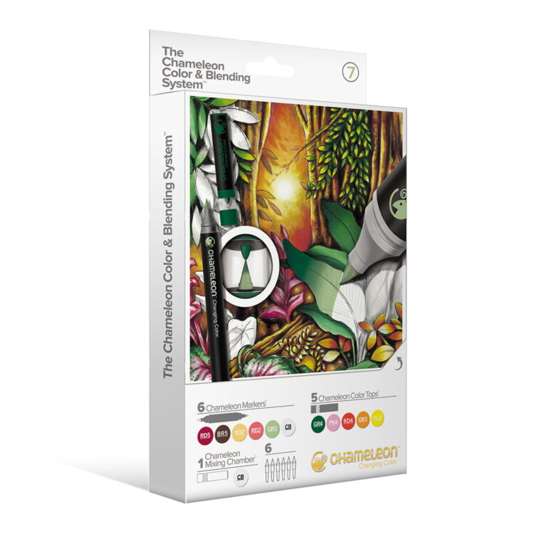 7 CHAMELEON МАРКЕРИ КОМПЛЕКТ - BLENDING SYSTEM 7 CS6607 - Изображение 1