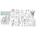 STAMPERIA LADY VAGABOND CLEAR DIE CUTS 28 БР. DFLDCP02
