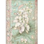STAMPERIA ORCHIDS AND CATS ДЕКУПАЖНА ХАРТИЯ А4 - DFSA4508