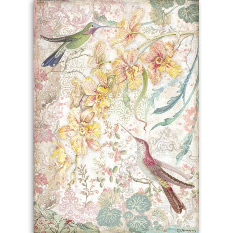 DFSA4510 STAMPERIA ORCHIDS AND CATS ДЕКУПАЖНА ХАРТИЯ А4 - DFSA4510 - Изображение 1