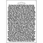 STAMPERIA JOURNAL, CALLIGRAPHY SOFT MOULD A5 K3PTA561