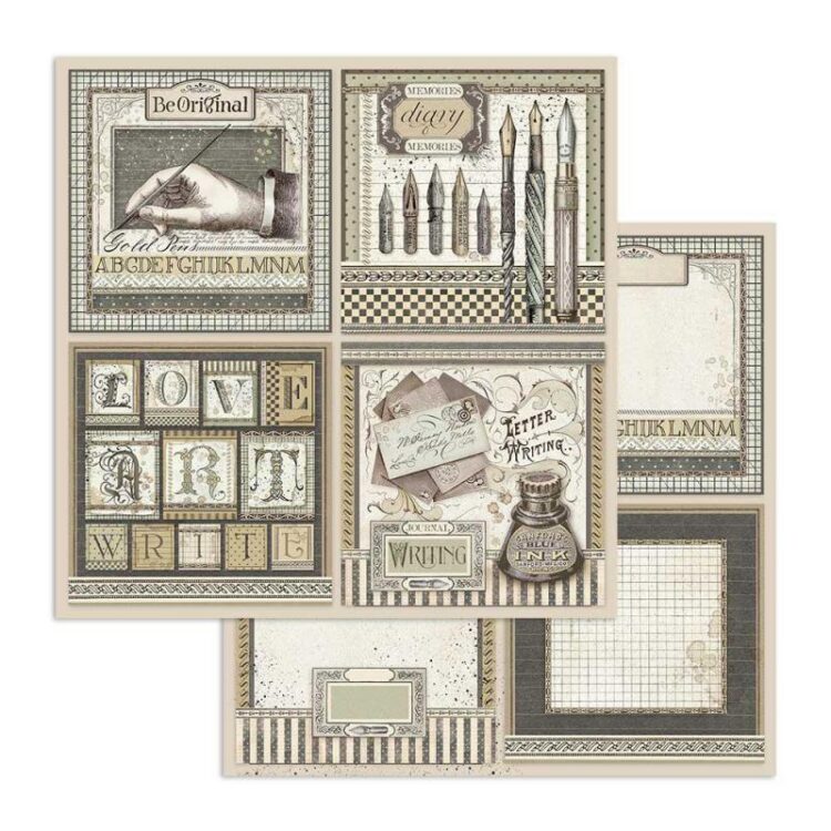 SBB742 STAMPERIA CALLIGRAPHY КАРТОН 30,5/30,5 СМ - SBB742 - Изображение 1