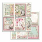 STAMPERIA ORCHIDS AND CATS КАРТОН 30,5/30,5 СМ - SBB755