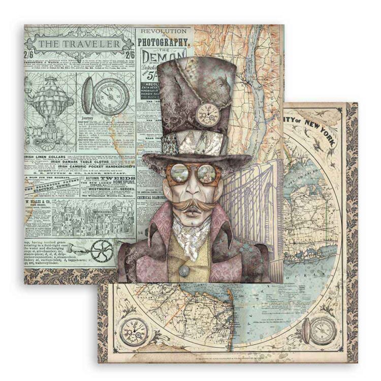 STAMPERIA SIR VAGABOND БЛОКЧЕ 20,3/20,3 СМ - SBBS25 - Изображение 3