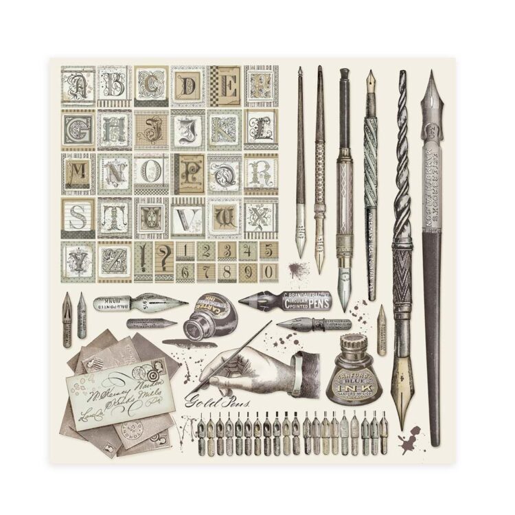 STAMPERIA CALLIGRAPHY БЛОКЧЕ 30,5/30,5 СМ - SBBL79 - Изображение 12