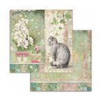 STAMPERIA ORCHIDS AND CATS БЛОКЧЕ 20,3/20,3 СМ - SBBS26 - Изображение 2