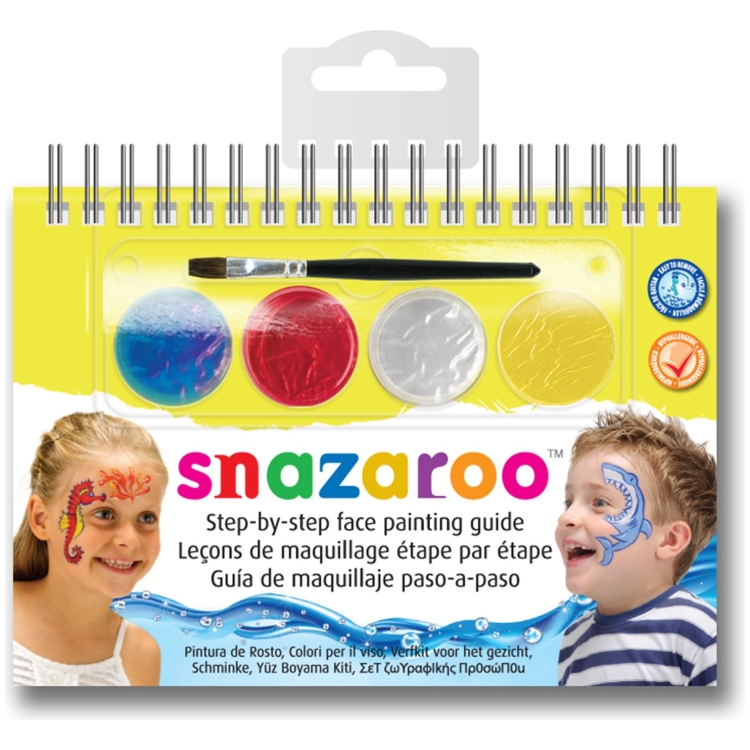 SNAZAROO КОМПЛЕКТ БОИ ЗА ЛИЦЕ 4X1 МЛ. + ЧЕТКА - UNISEX - Изображение 1