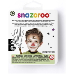 SNAZAROO БОИ ЗА ЛИЦЕ 3X3,75 ГР. + ЧЕТКА И ТАМПОН - SNOWMAN