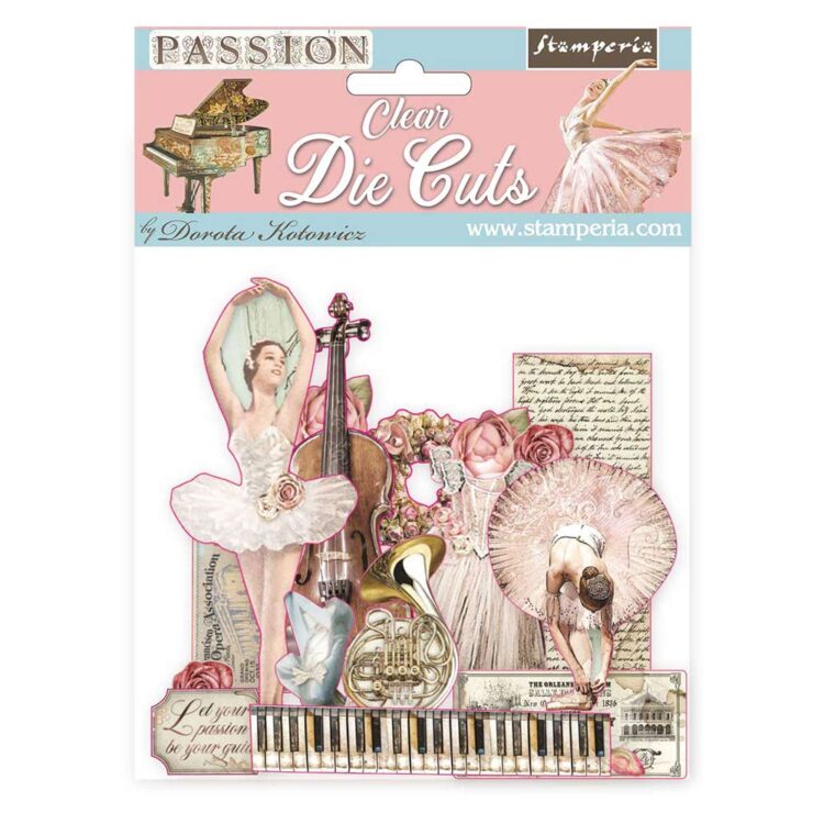 DFLDCP04 STAMPERIA PASSION CLEAR DIE CUTS 45 БР. DFLDCP04 - Изображение 1