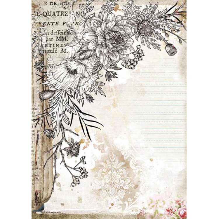 DFSA4553 STAMPERIA JOURNAL ДЕКУПАЖНА ХАРТИЯ А4 - DFSA4553 - Изображение 1