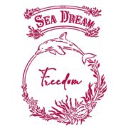 STAMPERIA SEA DREAM УНИВЕРСАЛЕН ШАБЛОН KSG462