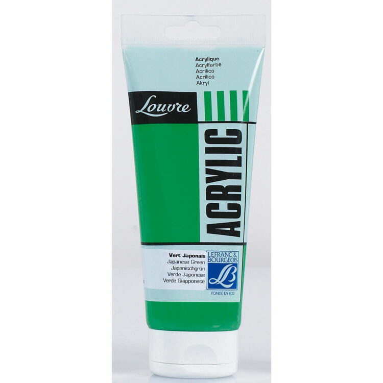 japan L&B АКРИЛНА БОЯ LOUVRE 200 МЛ - JAPANESE GREEN 569 - Изображение 1