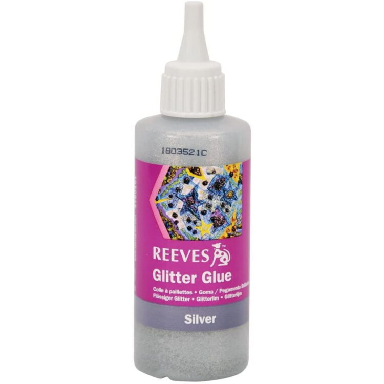 4760101 REEVES GLITTER GLUE 100 МЛ - SILVER 4760101 - Изображение 1