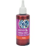 REEVES GLITTER GLUE 100 МЛ - RUBY 4760102