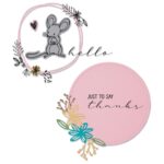 SIZZIX FRAMELITS ЩАНЦИ ЗА ИЗРЯЗВАНЕ И ПЕЧАТ - HELLO MOUSE