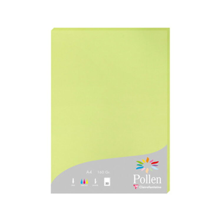 7 CLAIREFONTAINE ХАРТИЯ A4 120 ГР. - ЛИСТНО ЗЕЛЕНО - Изображение 1