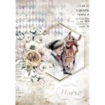 STAMPERIA ROMANTIC HORSES ДЕКУПАЖНА ХАРТИЯ А4 - DFSA4580