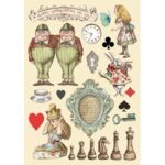 STAMPERIA ALICE ДЪРВЕНИ ФИГУРКИ ЗА ДЕКОРАЦИЯ KLSP104