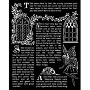 STAMPERIA MEDIA STENCIL - ШАБЛОН 20 Х 25 СМ - KSTD078