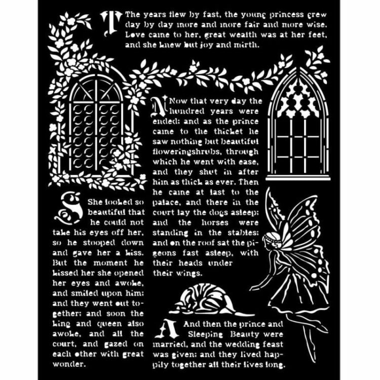 KSTD078 STAMPERIA MEDIA STENCIL - ШАБЛОН 20 Х 25 СМ - KSTD078 - Изображение 1
