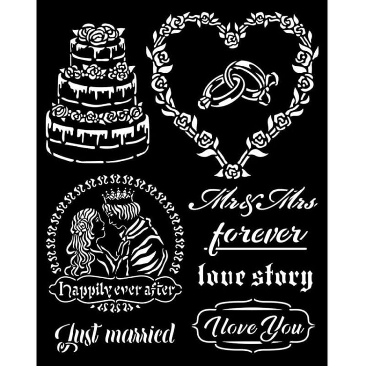 KSTD080 STAMPERIA SLEEPING BEAUTY STENCIL ШАБЛОН 20Х25 СМ - KSTD080 - Изображение 1