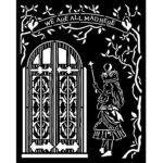 STAMPERIA ALICE - ШАБЛОН 20 Х 25 СМ-KSTD091