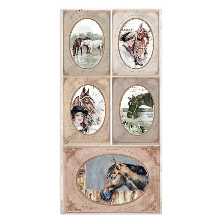 STAMPERIA ROMANTIC HORSES COLLECTABLES SBBV06 - Изображение 4