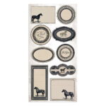 STAMPERIA ROMANTIC HORSES COLLECTABLES SBBV06 - Изображение 3