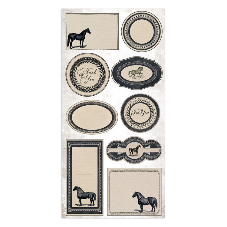 STAMPERIA ROMANTIC HORSES COLLECTABLES SBBV06 - Изображение 3