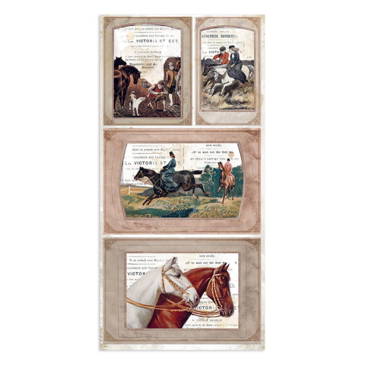 STAMPERIA ROMANTIC HORSES COLLECTABLES SBBV06 - Изображение 5