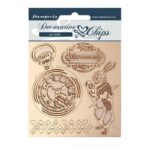 STAMPERIA ALICE ЕЛЕМЕНТИ ОТ БИРЕН КАРТОН 14/14СМ SCB50