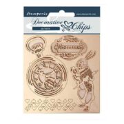STAMPERIA ALICE ЕЛЕМЕНТИ ОТ БИРЕН КАРТОН 14/14СМ SCB50