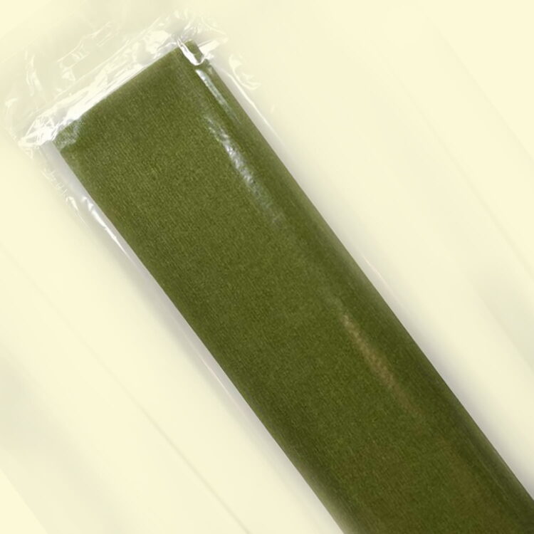 krep CLAIREFONTAINE КРЕП ХАРТИЯ 50 СМ/2,5 М MOSS GREEN 95155C - Изображение 1