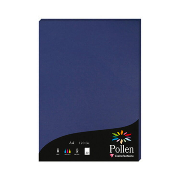 CLAIREFONTAINE ХАРТИЯ A4 120 ГР. - НОЩНО СИНЬО - Изображение 1