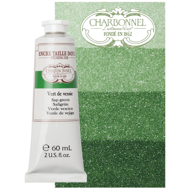 CHARBONNEL МАСТИЛО ЗА ОФОРТ 60 МЛ. - SAP GREEN 301547 - Изображение 2