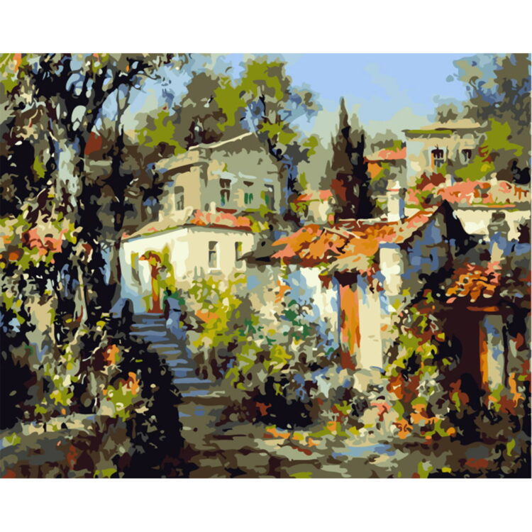 NEWART КОМПЛЕКТ ЗА РИСУВАНЕ ПО НОМЕРА 50/40СМ. - W950 - Изображение 1