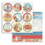 STAMPERIA CHRISTMAS PATCHWORK КАРТОН 31,5/30,5 СМ - SBB804