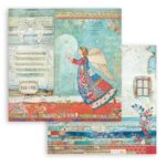 STAMPERIA CHRISTMAS PATCHWORK КАРТОН 31,5/30,5 СМ - SBB807