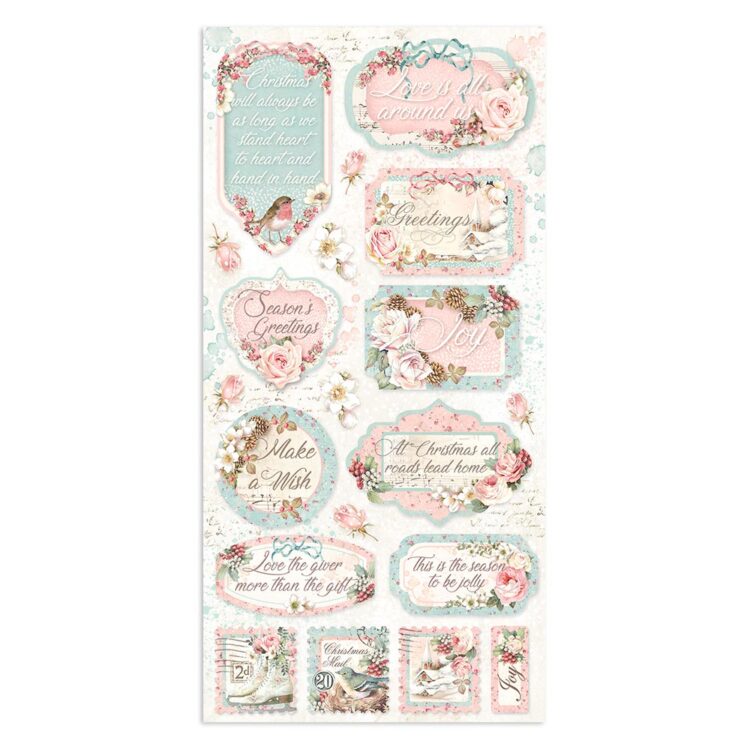 STAMPERIA PINK CHRISTMAS COLLECTABLES SBBV09 - Изображение 6